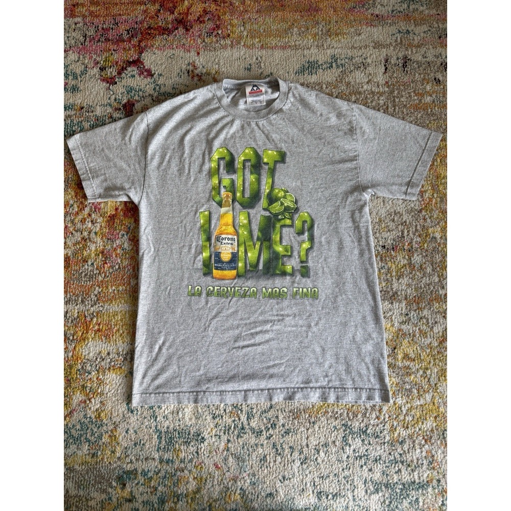 Vintage Y2K 2000s Corona Extra 'Got Lime?' Graphic Tee Size L